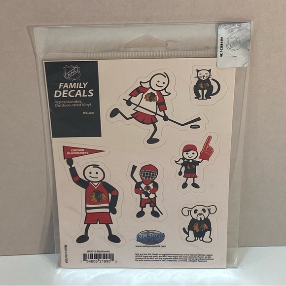 Chicago Blackhawks‎ NHL McDonalds Promo Mini Pennant Stickers Tattoos Decals Lot - Picture 9 of 9